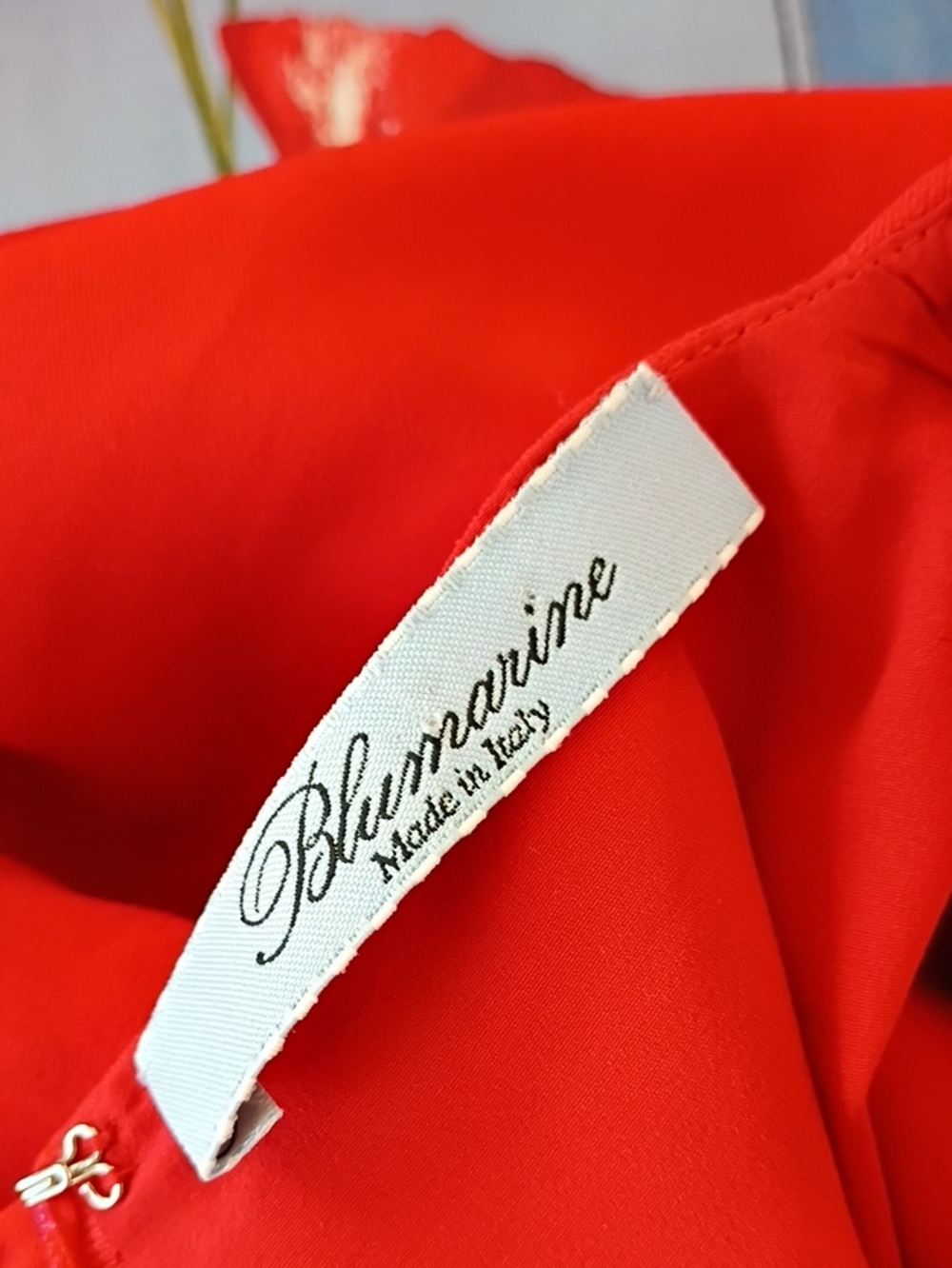 blumarine Red Cocktail Dress Size Small - Picture 5 of 6
